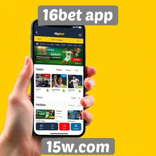 Avaliação da interface do usuário do 16bet app